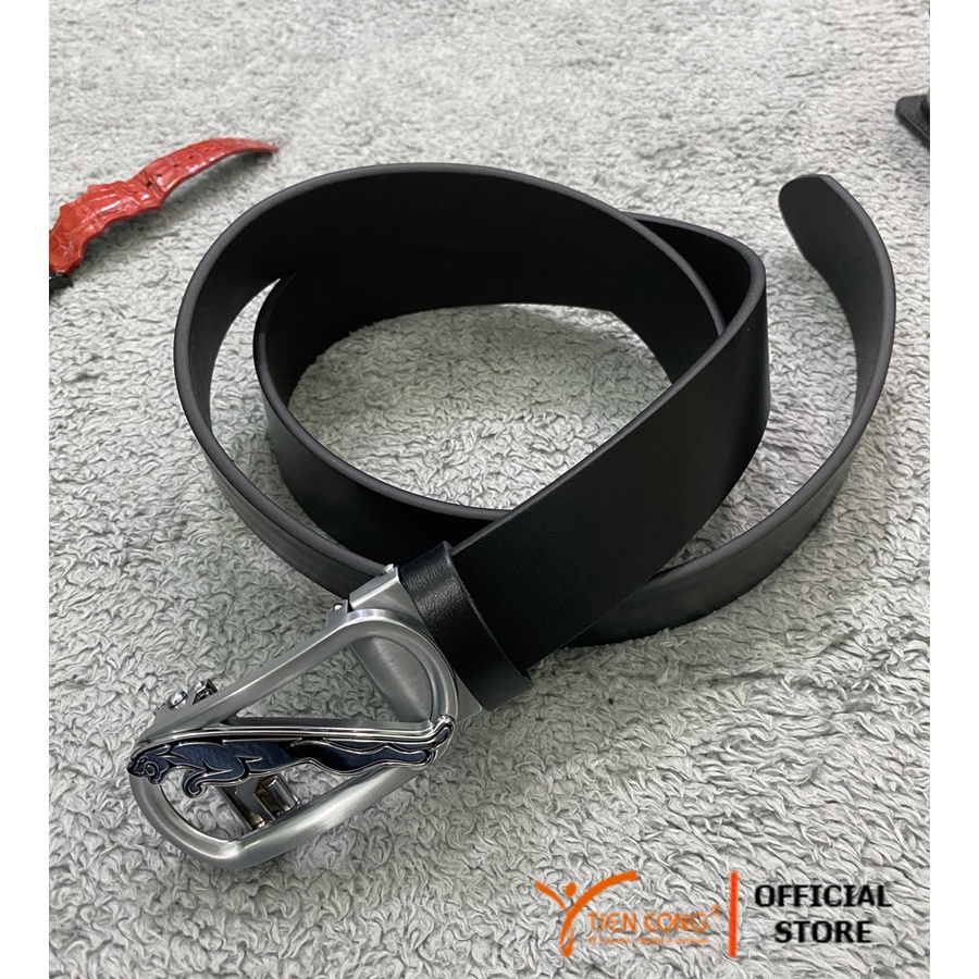 Thắt Lưng Nam da bò 2 lớp cao cấp đầu khóa thời trang TIẾN CÔNG TCN1199