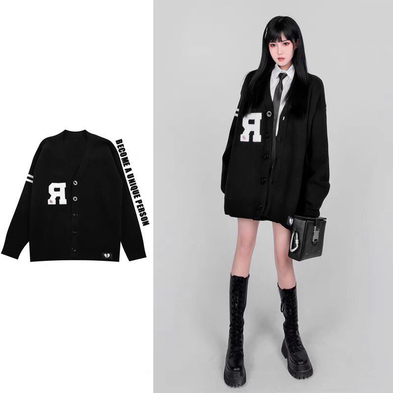 Áo Khoác Nữ, Áo Khoác Bomber Thêu R Lót Lông Hot Hit | BigBuy360 - bigbuy360.vn