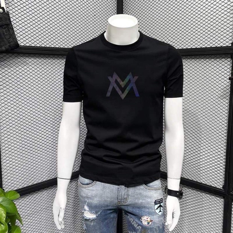 Áo Thun Nam Cổ Tròn vải Cotton thun hàn co giãn mềm mịn phông tay ngắn aothun vakas