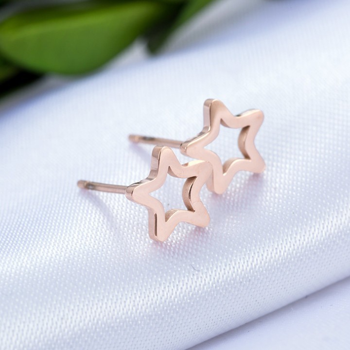 Bông Tai Nữ Set 3 Đôi Titan Không Đen TT 1098