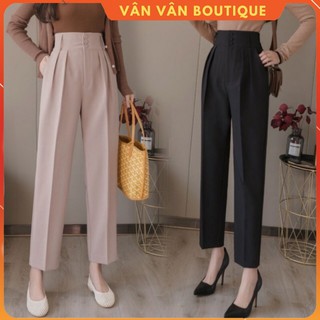Quần baggy lưng cao cạp 3 khuy siêu xinh