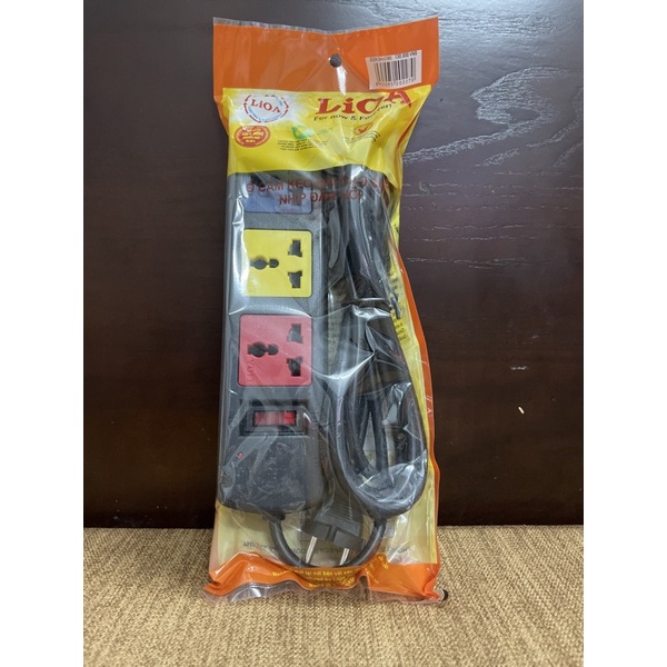 [CHÍNH HÃNG] Ổ cắm LiOA 3D32N (3m) - 3D52N (5m) 3 lỗ 3 ổ cắm kéo dài đa năng