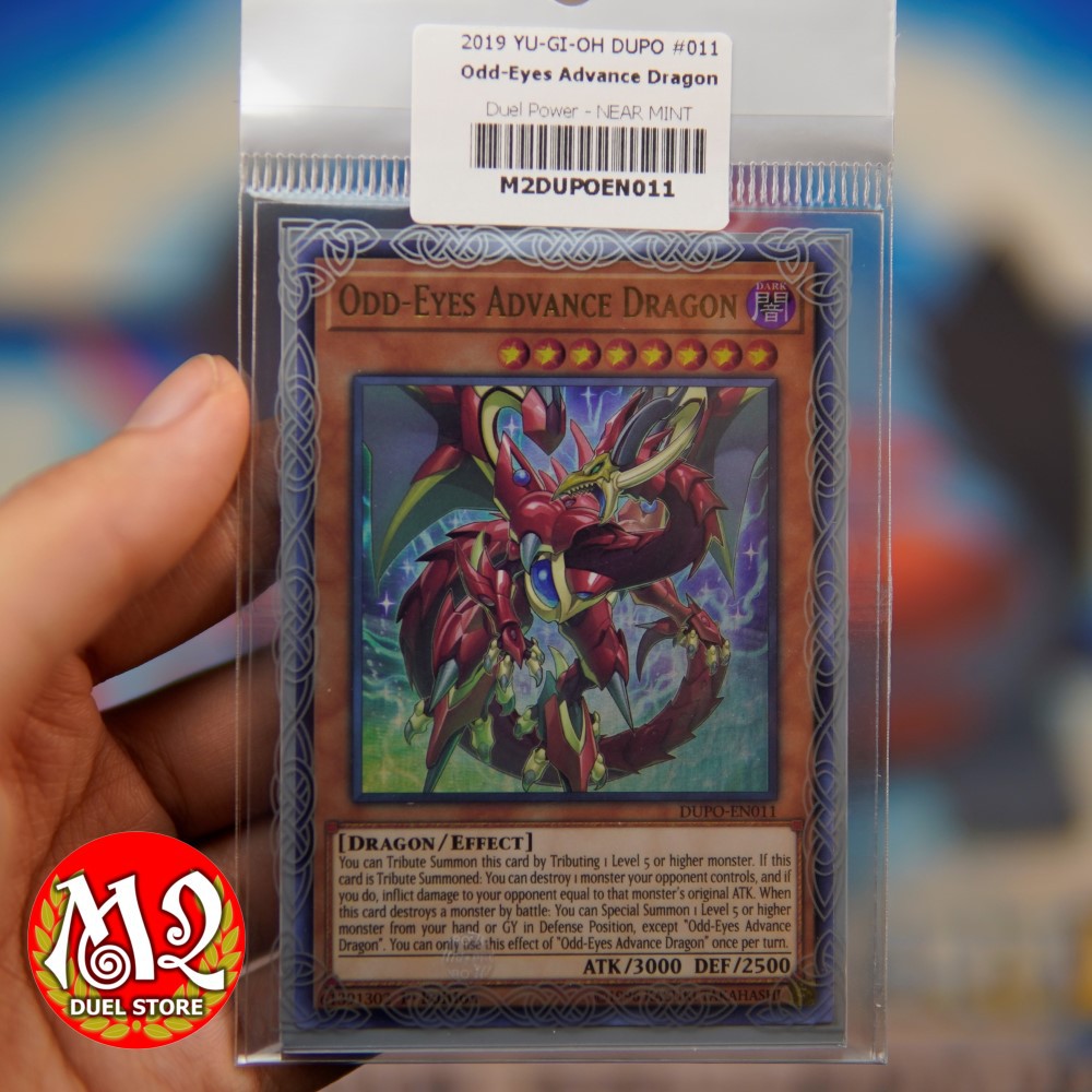 Lá bài thẻ bài Yugioh DUPO-EN011 Odd-eyes Advance Dragon – Ultra Rare -  Bảo quản M2SCCQ-LITE