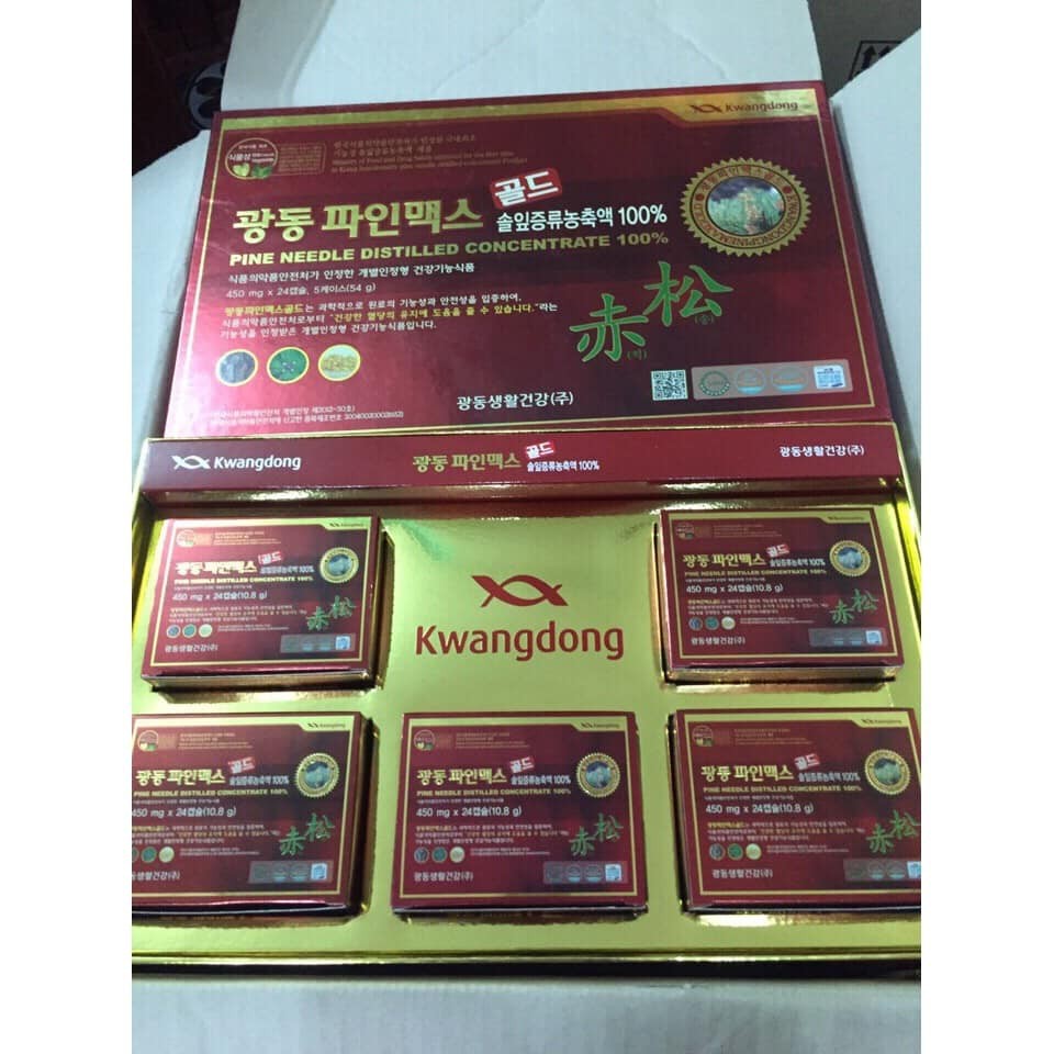 TINH DẦU THÔNG ĐỎTHƯỢNG HẠNG HÀN QUỐC KWANG DONG 120 VIÊN | BigBuy360 - bigbuy360.vn