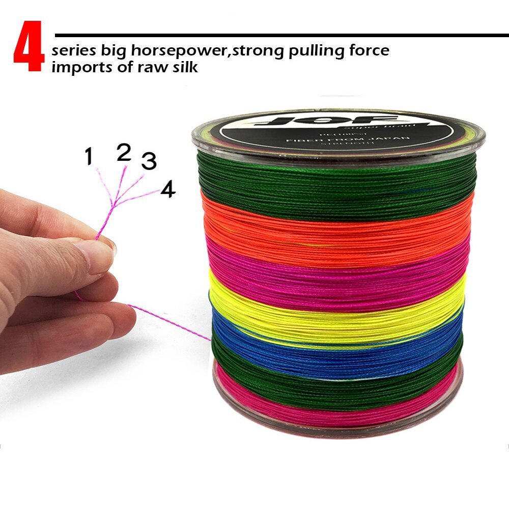 Cuộn Dây Câu Cá Bện 4 Sợi PE Siêu Chắc Dài 300M