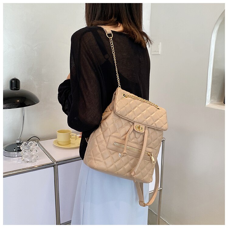 Ba lô JASMIN NOIR chất da PU chất lượng cao thiết kế hợp thời trang cho học sinh nữ