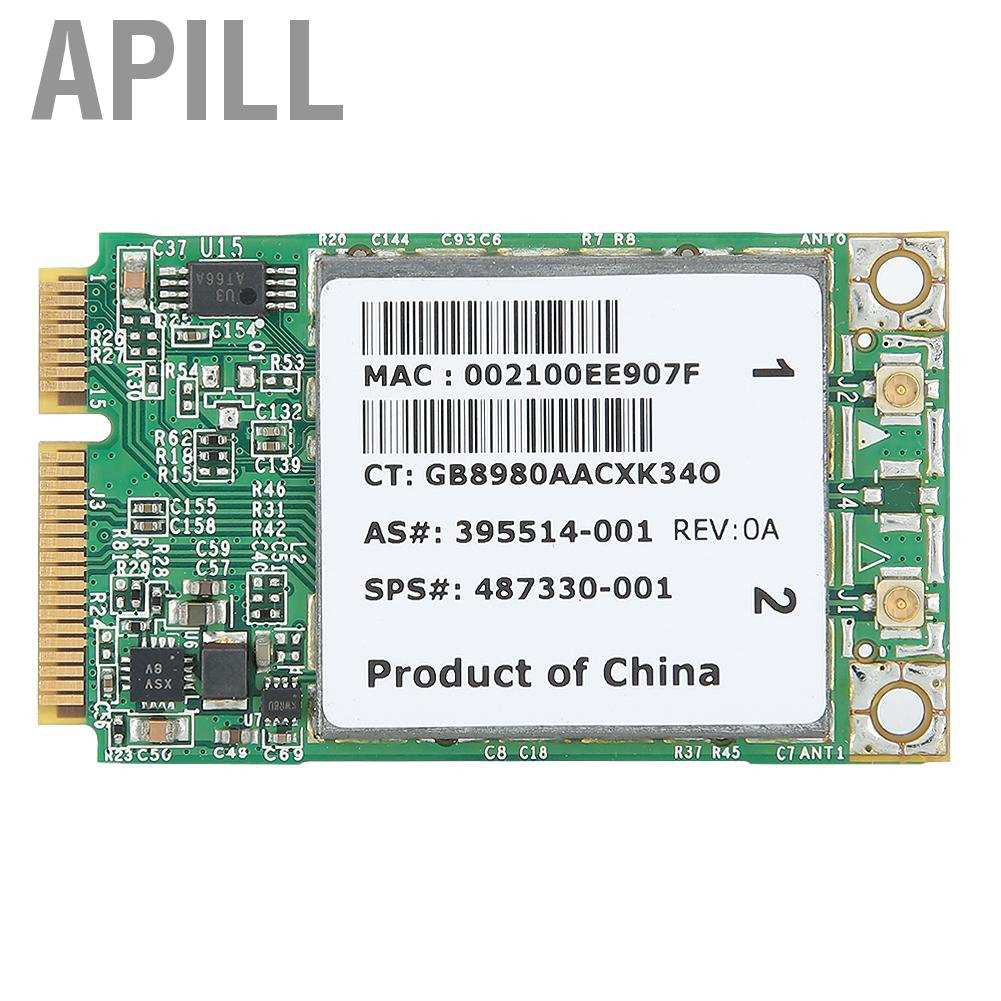 Card Wifi Mini Pci-E 300mbps Cho Máy Tính Dell / Acer / Asus