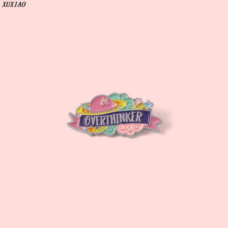 Ghim Cài Áo Hình Hành Tinh Cầu Vồng Đáng Yêu