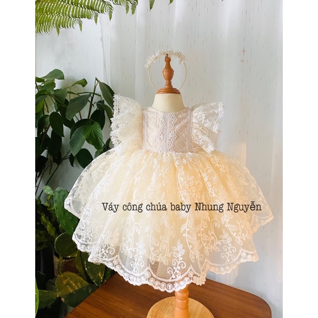 Váy công chúa quỳnh anh cánh tiên cao cấp