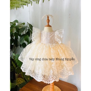 Váy công chúa quỳnh anh cánh tiên cao cấp