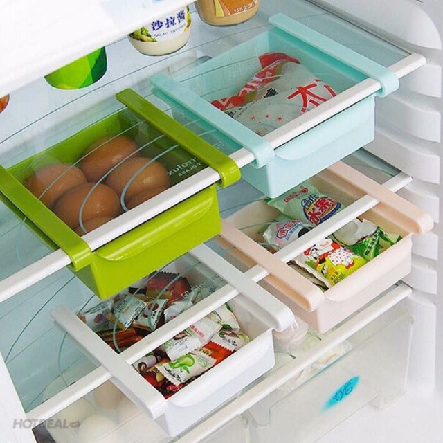 Khay nhựa để tủ lạnh tiện lợi - giao màu, mẫu ngẫu nhiên