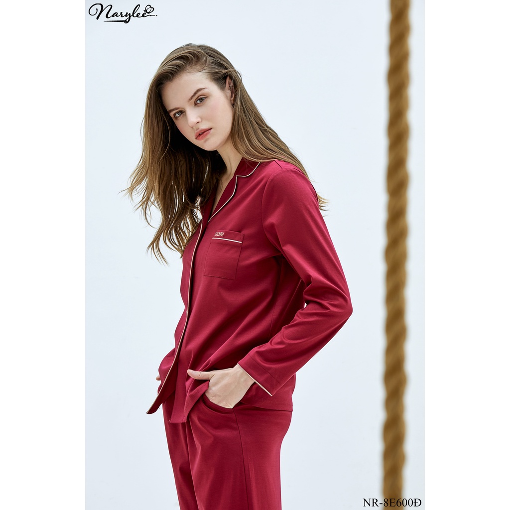 Bộ Đồ Ngủ Mặc Nhà Pyjama Dài Tay Thu Đông 2021 NR-8E600