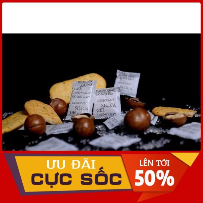 [MUA NHANH KẺO HẾT] Đóng gói 200g gói hút ẩm, hạt hút ẩm,chống ẩm silica gel loại 2g/3g/5g/10g/20g/50g/100g