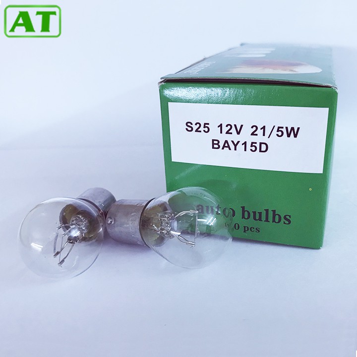 Hộp 10 Bóng Đèn Phanh 2 Tóc 12V-21W