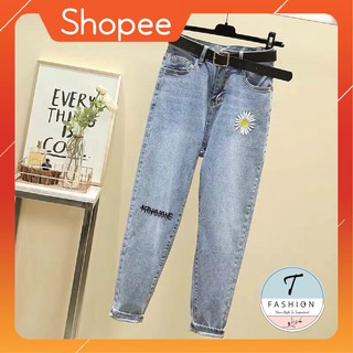 Quần Jean nữ Baggy cạp cao quảng châu