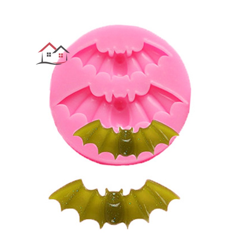 HANDMADE (Hàng Mới Về) Khuôn Silicone Làm Bánh Phong Cách Halloween Chống Dính Tiện Dụng