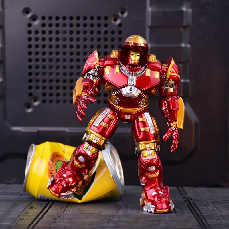 Hình hành động The Avengers Iron Man Hulk Đồ chơi có thể di chuyển với đèn Led Hình mô hình Ngư