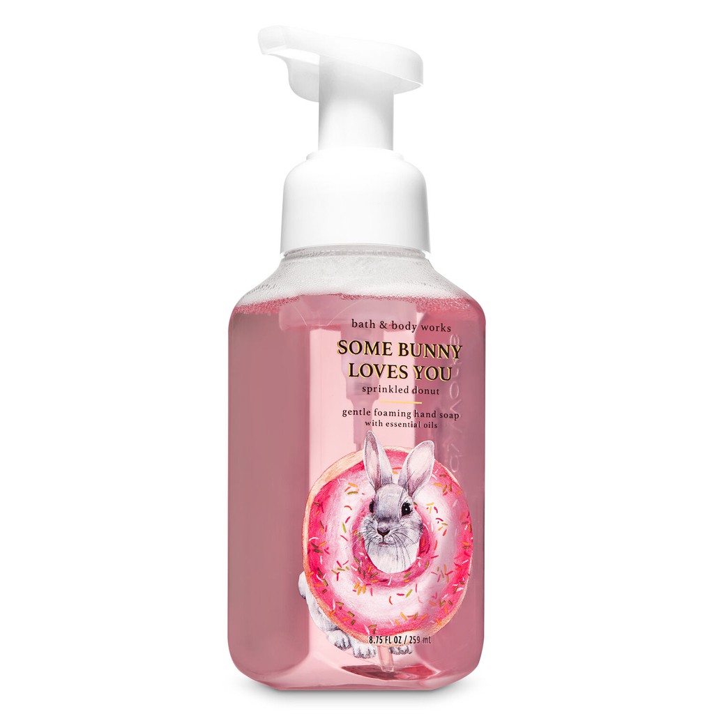 Xà phòng bọt rửa tay diệt khuẩn Bath &amp; Body Works Gentle Foaming Hand Soap Some Bunny Loves You 259ml (Mỹ)