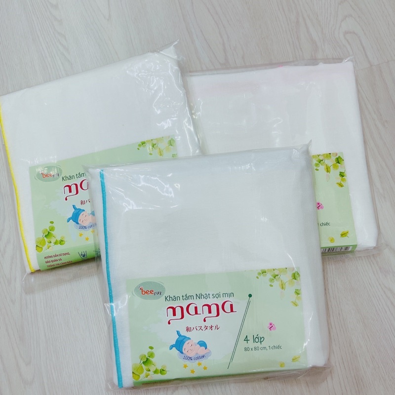 Khăn tắm Mama 4 lớp và 6 lớp ( túi 1 chiếc ) FLASH SALE