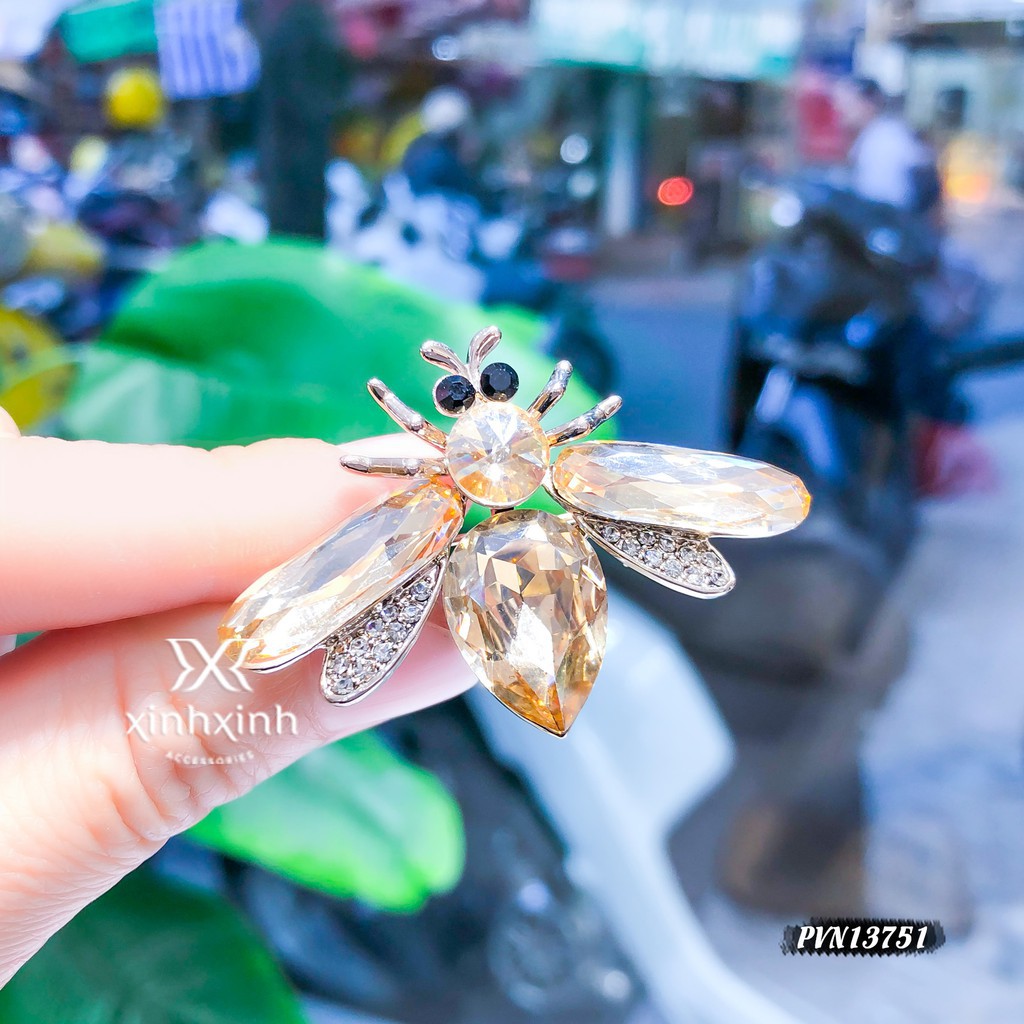 Tag cài áo hình ong thời trang - Xinh Xinh Accessories