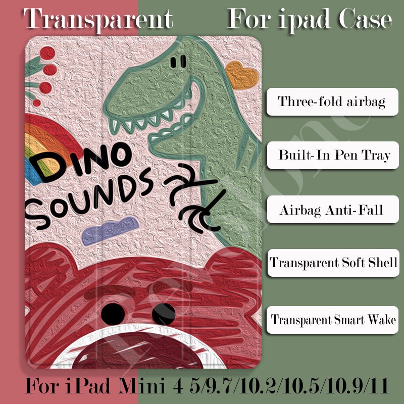 Ốp Máy Tính Bảng Trong Suốt Cho iPad 2020 2021 Pro 11 2019 10.2 7/8/9Th iPad 9.7 5/6Th Mini 4 5 Air 4 10.9