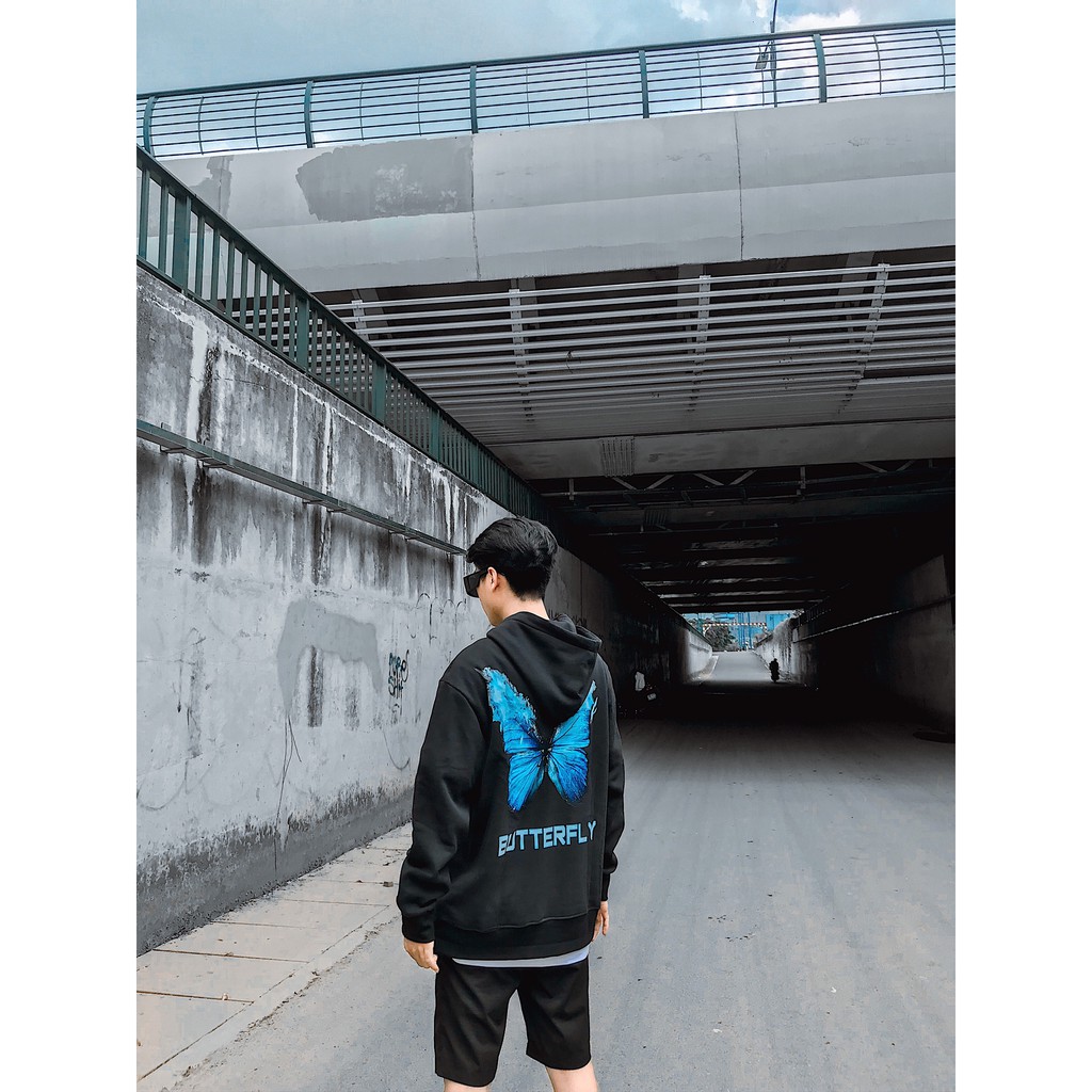 [Mã FAMALLT5 giảm 15% đơn 150K] Áo Hoodie Bươm Bướm SGES Unisex Nam Nữ | BigBuy360 - bigbuy360.vn