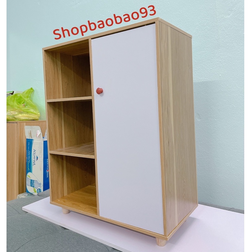 Tủ gỗ đựng đồ Kệ đa năng kệ gỗ MDF tủ decor phong cách hiện đại - V71