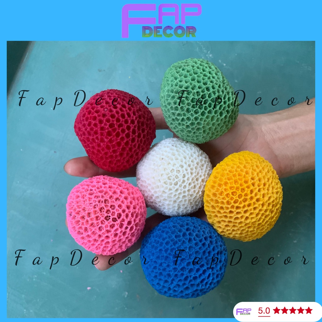 SAN HÔ BÁNH BAO PHONG THỦY PHỐI NHIỀU MÀU SIÊU ĐẸP TRANG TRÍ BỂ CÁ TIỂU CẢNH THỦY SINH - FAPDECOR