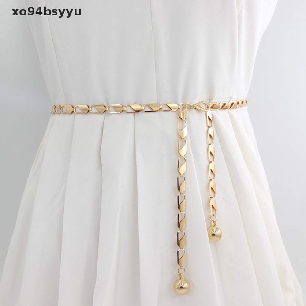Xo94bsyu Dây Xích Kim Loại Đeo Thắt Lưng Có Thể Điều Chỉnh Trang Trí Bikini Thời Trang Cho Nữ