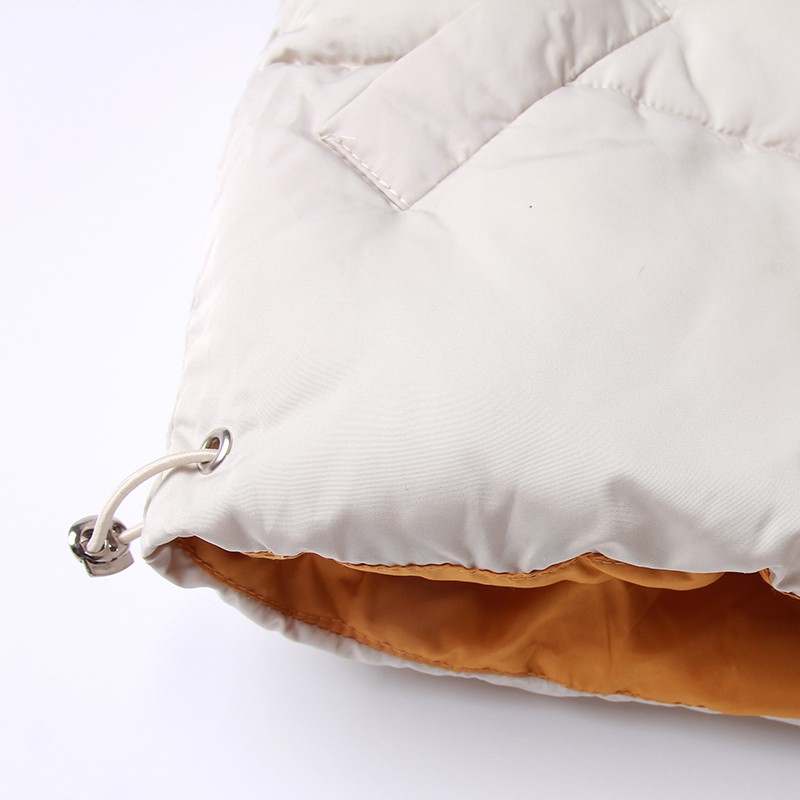 Áo Khoác Phao Không Tay Chất Liệu Cotton Dày Dặn Thời Trang