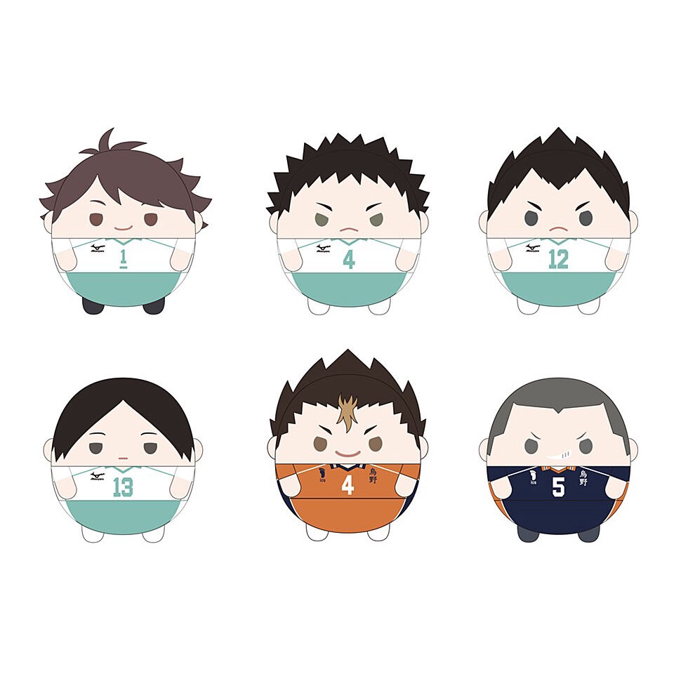 Thú bông fuwa 9cm - Haikyuu - Không kèm hộp/bọc