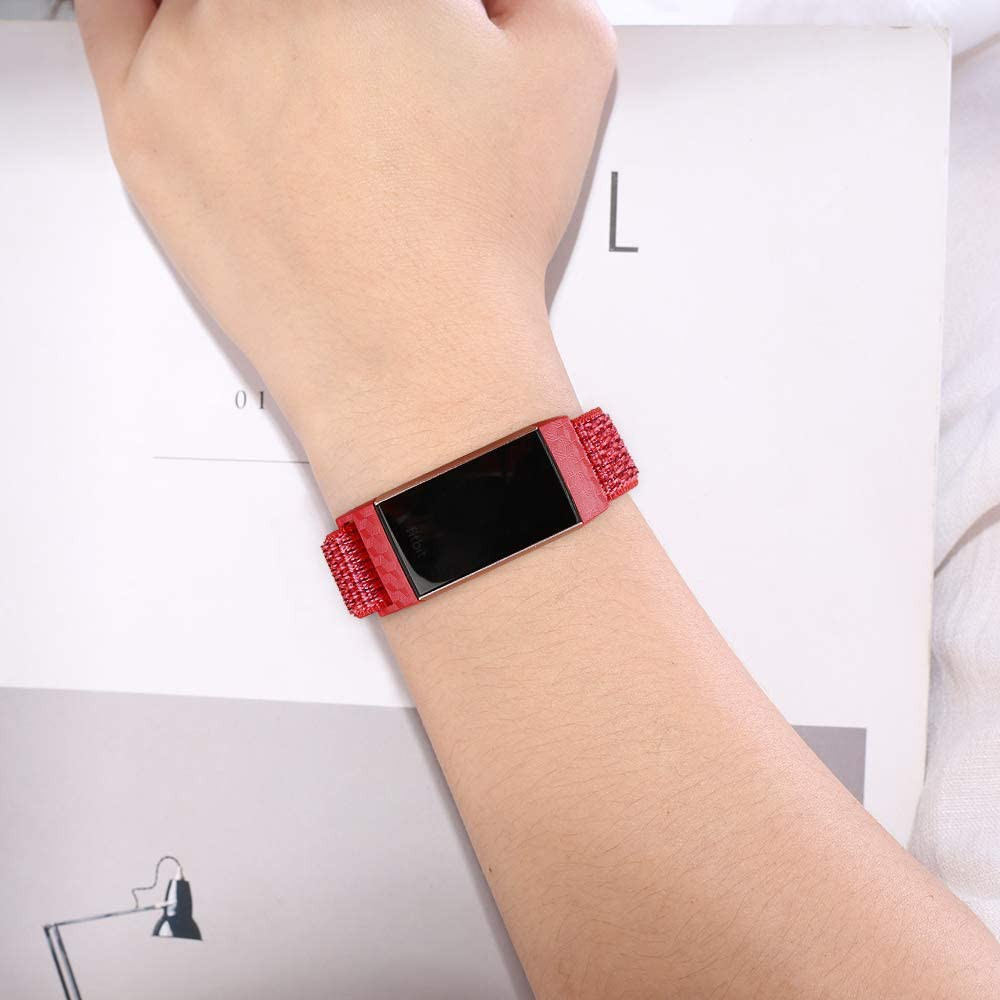 Dây đeo sợi nylon cho đồng hồ thông minh Fitbit Charge 4 / Charge 3