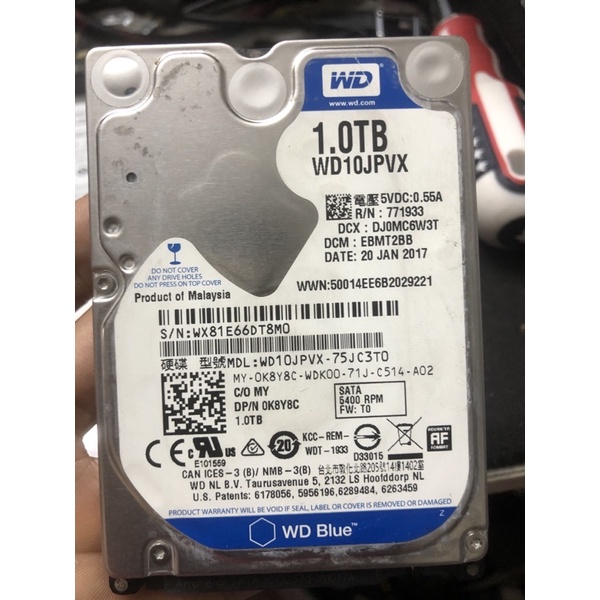 ổ cứng Laptop hdd 2.5 250Gb/500Gb/1Tb