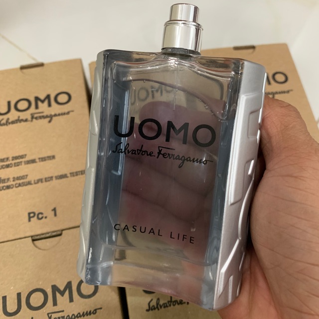 Nước hoa tester uomo casual life 100ml (sx ko nắp như hình)