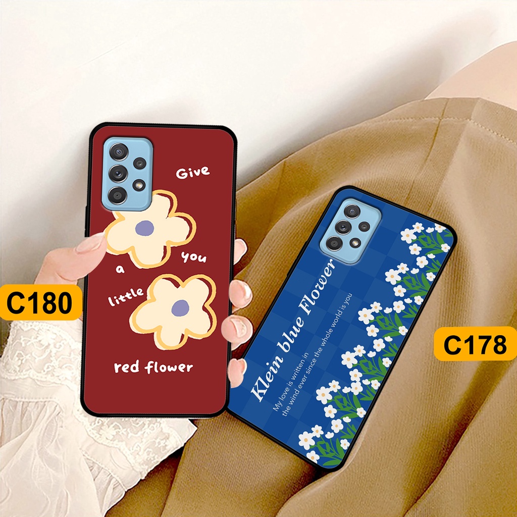 Ốp Samsung A52 - A53 - A72 - A73 in hình hoa cỏ nhẹ nhàng,họa tiết caro xinh xắn.ốp lưng chống sốc
