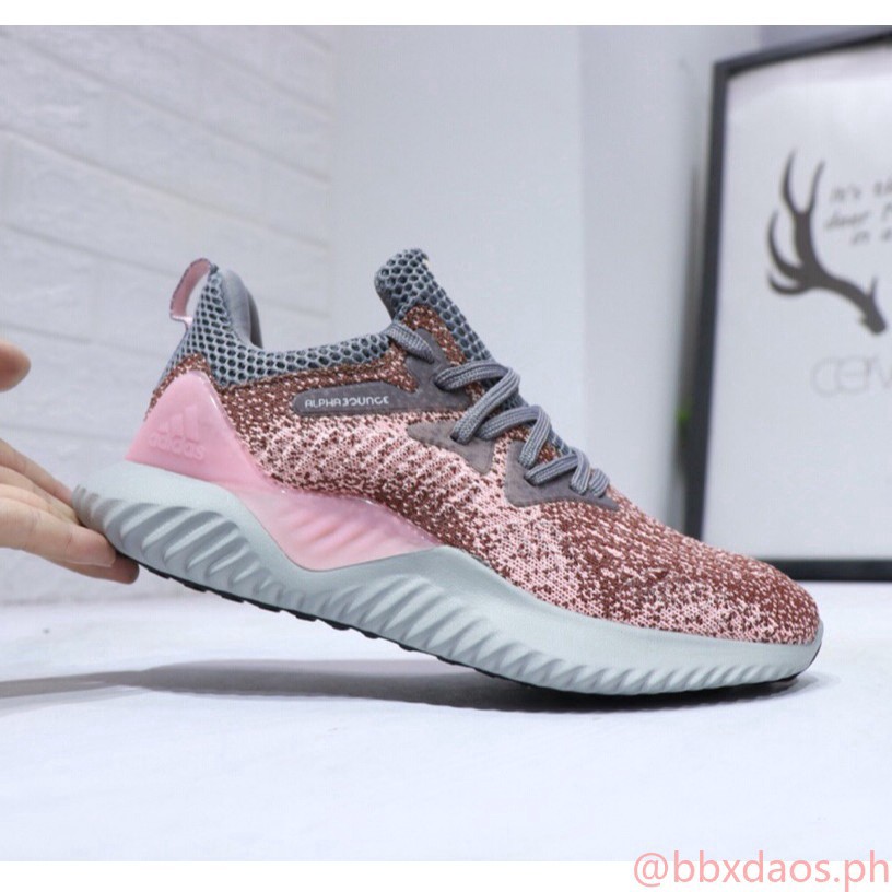 Giày thể thao chính hãng Adidas Alpha Bounce Running Wo Pink Sneakers size 36-40