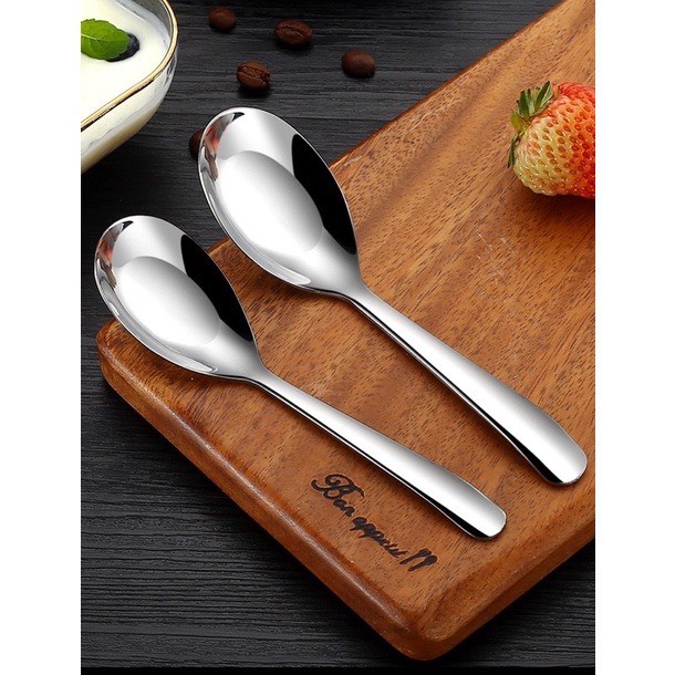 Muỗng thìa cơm phở súp inox cao cấp thép không gỉ - CANH CAM