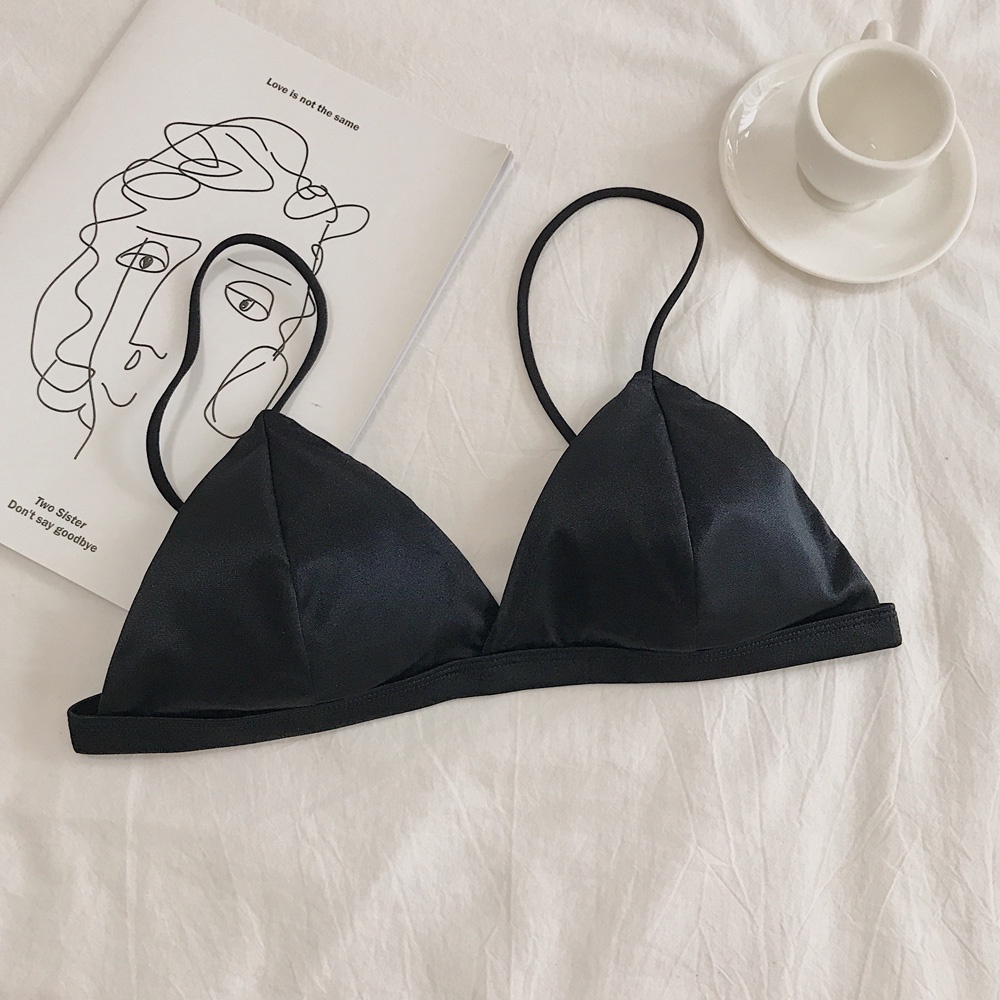 NUZIRO  Áo Ngực Màu Sắc Đơn Giản Quyến Rũ Cho Nữ