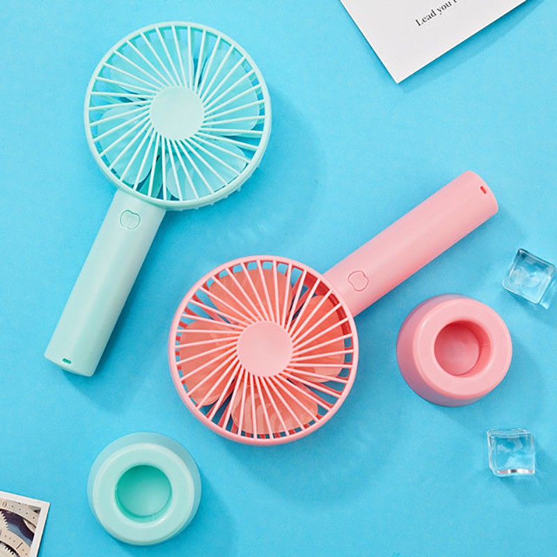 Quạt mini tích điện cầm tay có đế để bàn - để điện thoại siêu hot | BigBuy360 - bigbuy360.vn