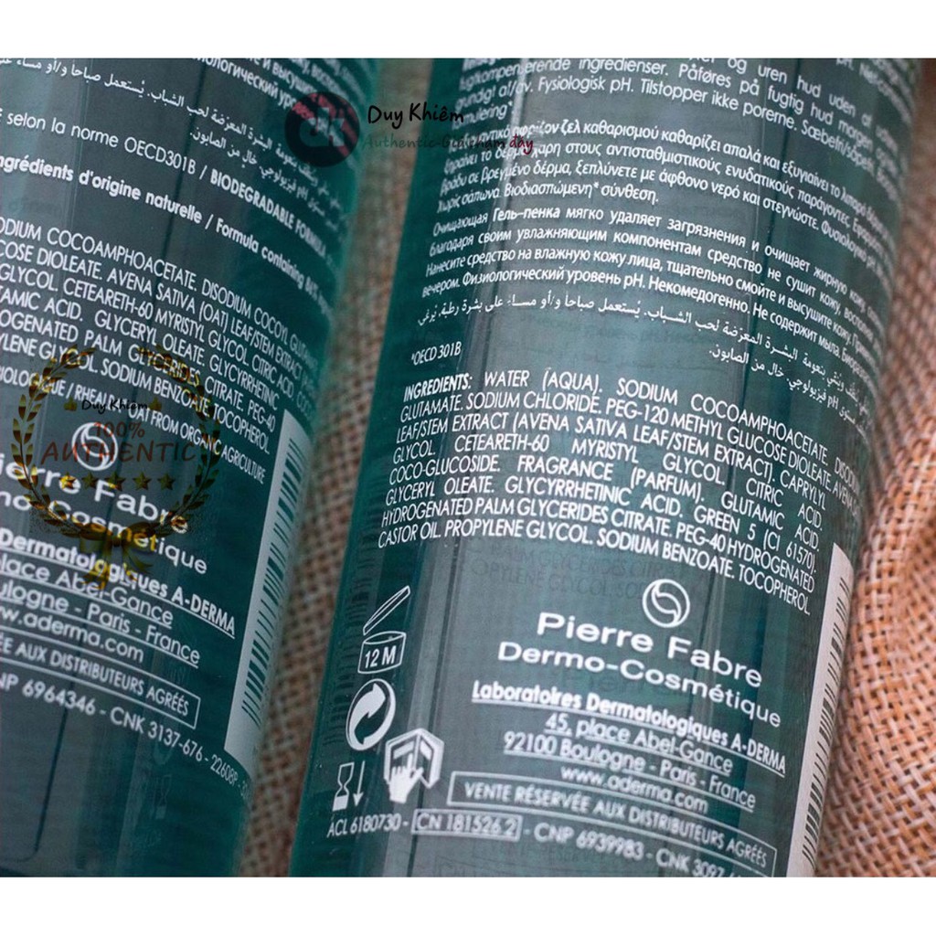 Sữa Rửa Mặt A-Derma Gel Moussant Purifiant Phys-Ac | BigBuy360 - bigbuy360.vn