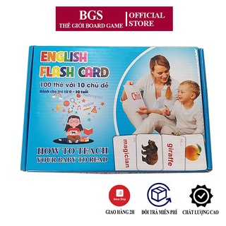 Thẻ Học Flash Card Học Tiếng Anh Cho Bé Với 10 Chủ Đề Thế Giới Xung Quanh