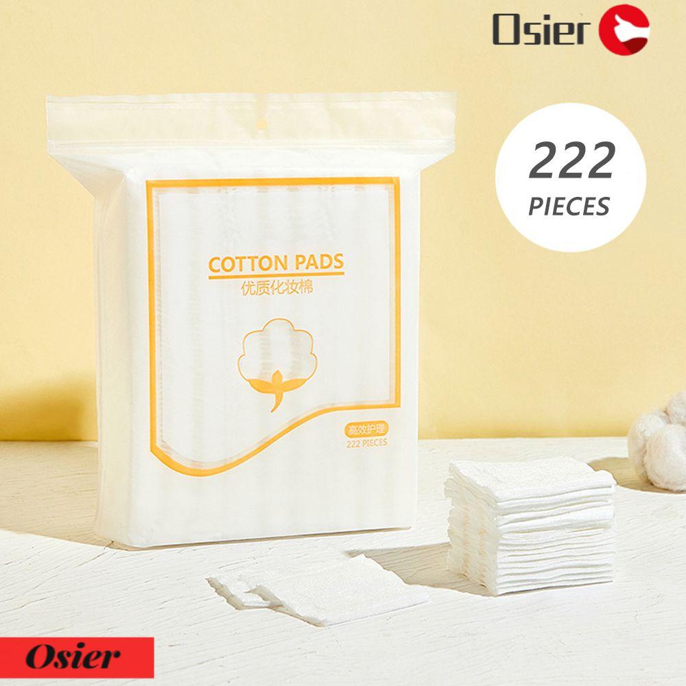 Osier✿ Set 222 Khăn Cotton 3 Lớp Dày Dặn Dùng Một Lần Để Tẩy Trang/Trang Điểm