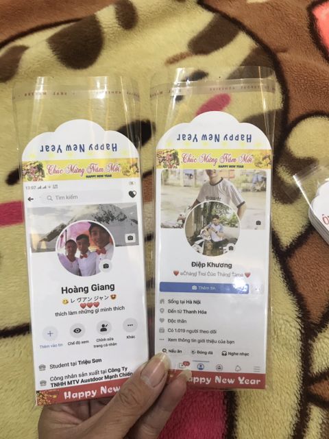 Lì Xì in trang facebook.