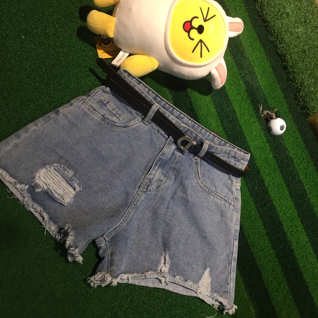 Quần  short Jeans nữ, Quần short cạp cao ,quần đùi jeans siêu hack dánh cho các chị em tự sướng thả ga | BigBuy360 - bigbuy360.vn