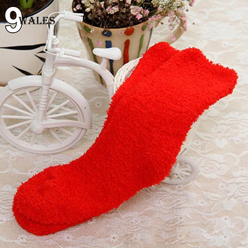 Vớ dày giữ ấm màu trơn thời trang cho nữ