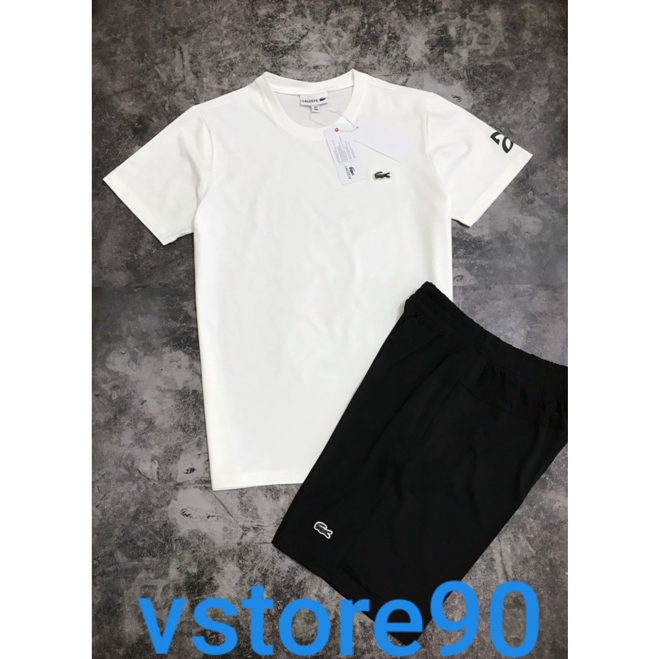 Bộ thể thao nam hè cao cấp mặc nhà chất cotton 100% co giãn 4 chiều, năng động mùa Hè, 3 màu trẻ trung