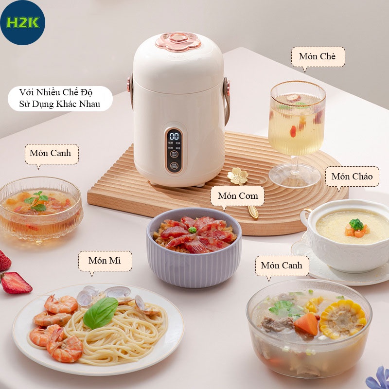 Nồi Hầm Đồ Ăn Thông Minh Tự Động - Bình Hầm Đa Năng Tiện Lợi Nhiều Màu Sắc Với Các Chế Độ Sử Dụng Khác Nhau