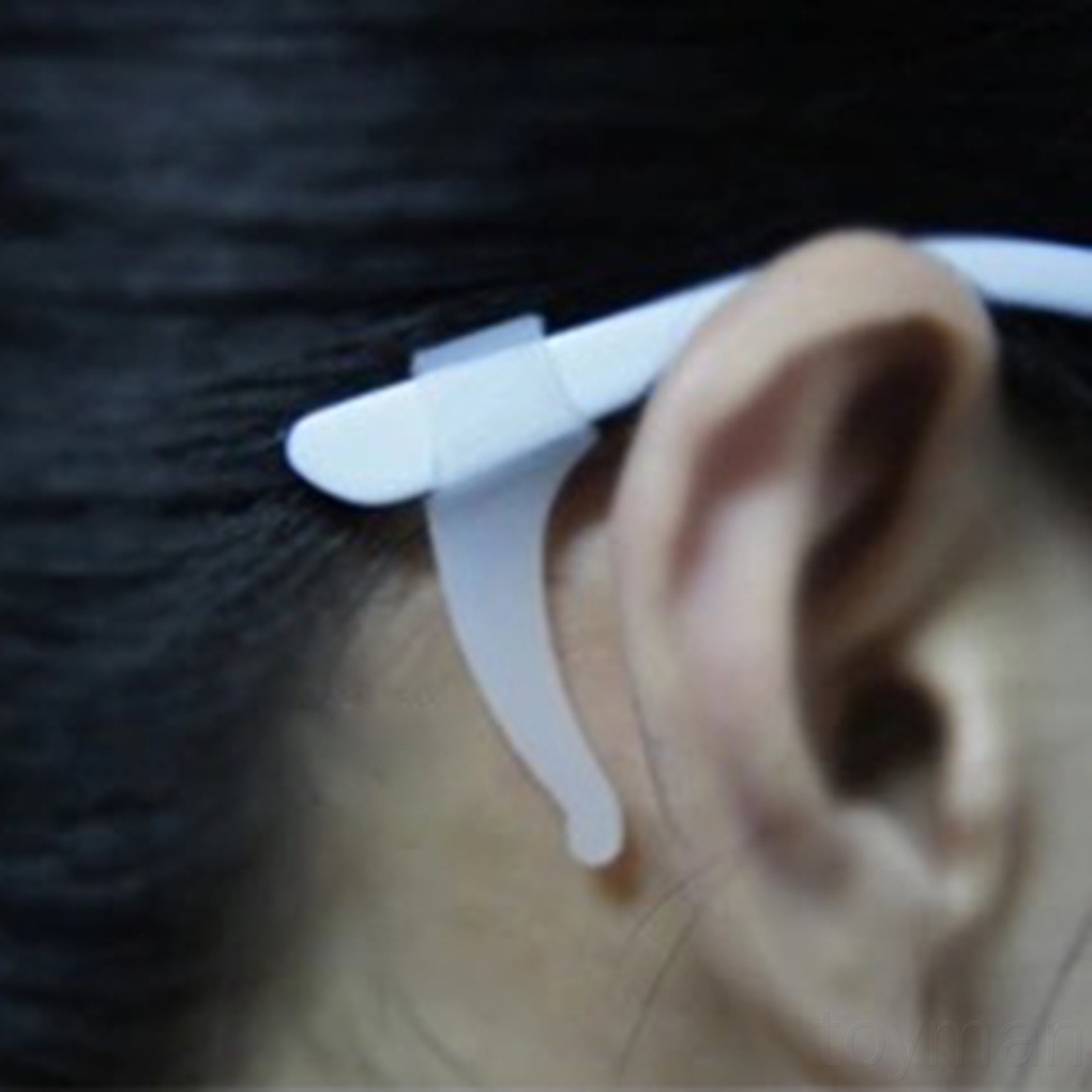 Set 2 cặp móc silicon gắn gọng kính chống trượt