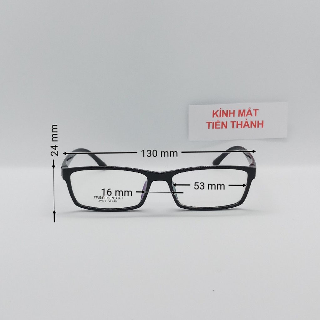 Gọng Nhựa Dẻo Dáng Vuông Nhỏ Hạn Chế Độ Dày Mắt Kính - Kính Mắt Tiến Thành