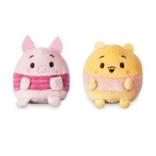 Thú bông Ufufy cặp đôi Pooh & Piglet cỡ mini